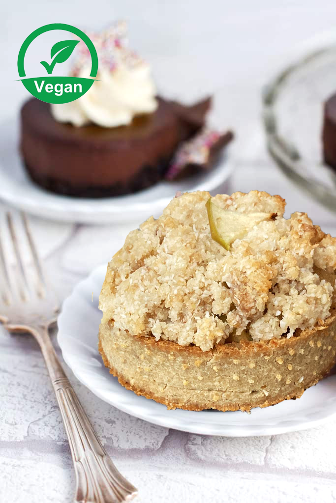 Crumble de Manzana Vegano