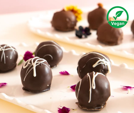 Trufas veganas 